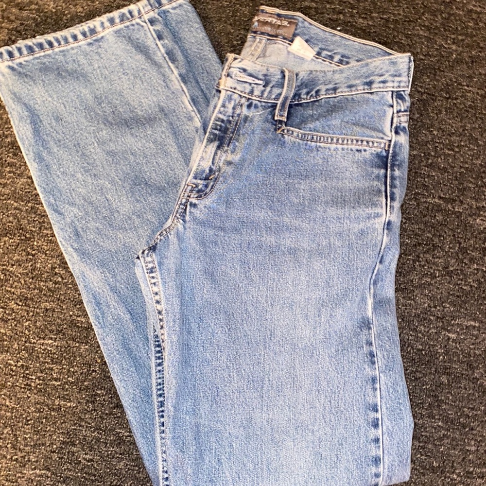 Silver Tab by Levi’s straight jeans 7L med blue wash